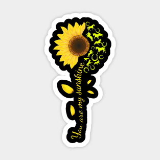 You are my sunshine - Horse Sticker